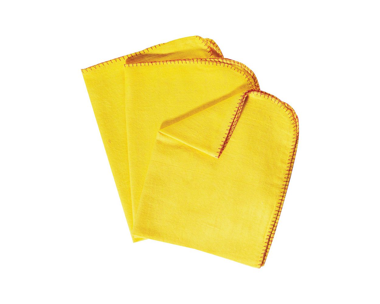YELLOW COTTON DUSTER 10 PER PACK