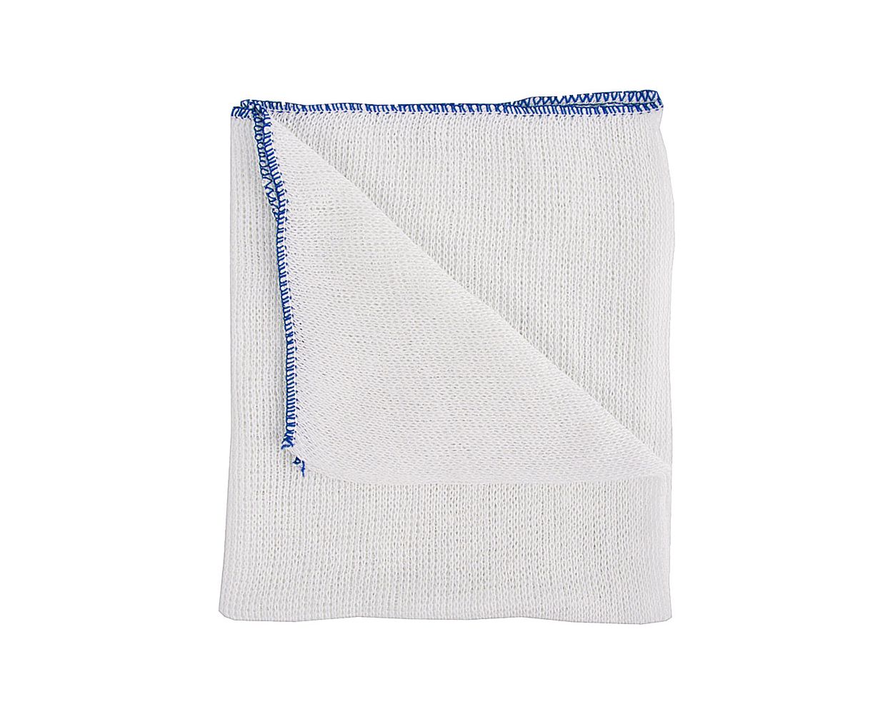 DISH CLOTH BLUE EDGE 10 PER PACK STOCKINETTE