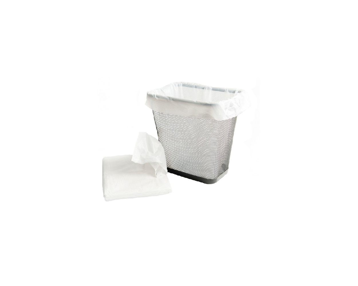SQUARE BIN LINERS 15x24x24" WT 1000 PER BOX