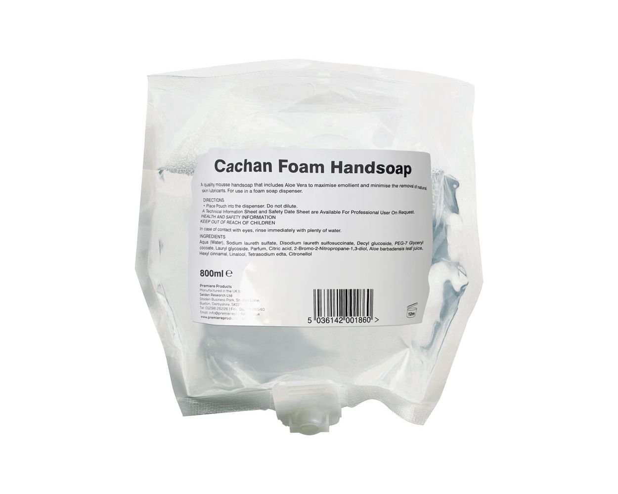 CACHAN FOAM HAND SOAP CASE 4 x 800ML