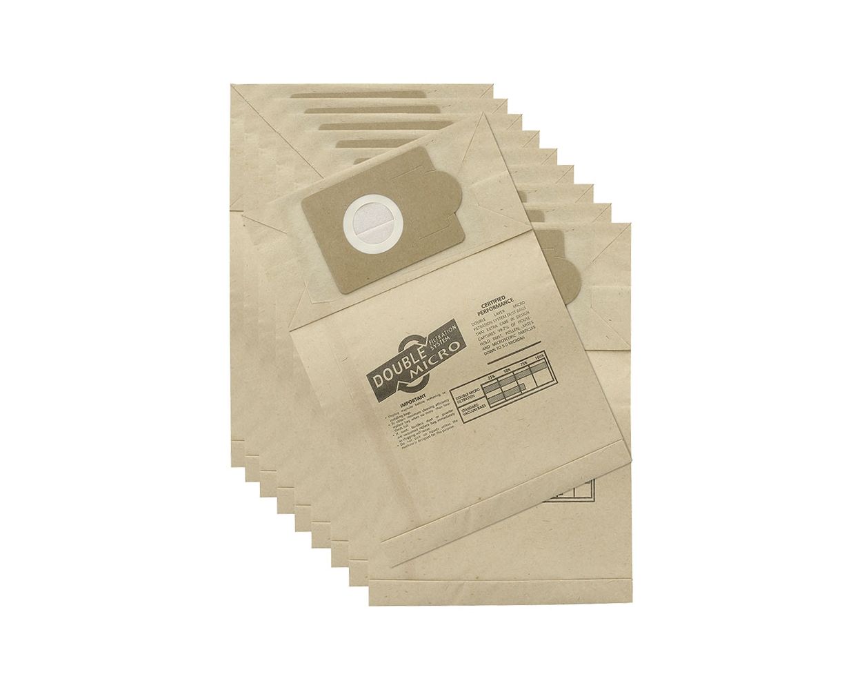 VICTOR VACUUM BAGS D9 V9 TUB 10 PER PACK - YYY426