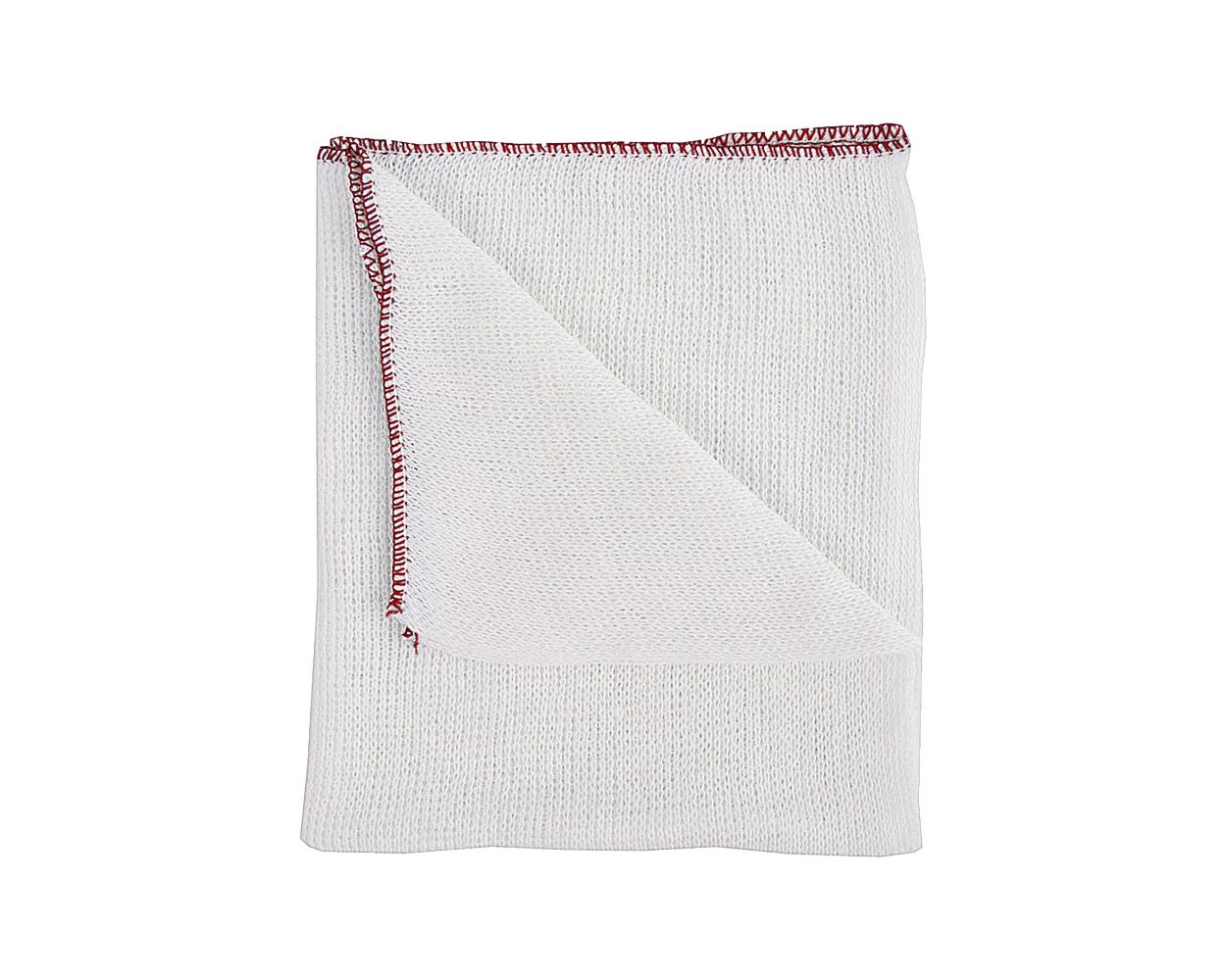 DISH CLOTH RED EDGE 12x18" 10 PER PACK