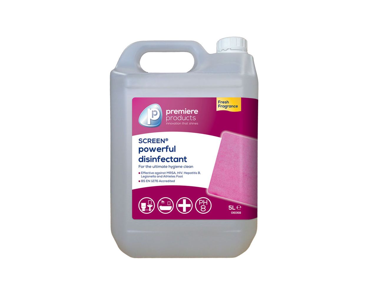 BACTERICIDAL SCREEN DISINFECTANT 5L PREMIERE BACTERICIDAL SCREEN DISINFECTANT 5L PREMIERE