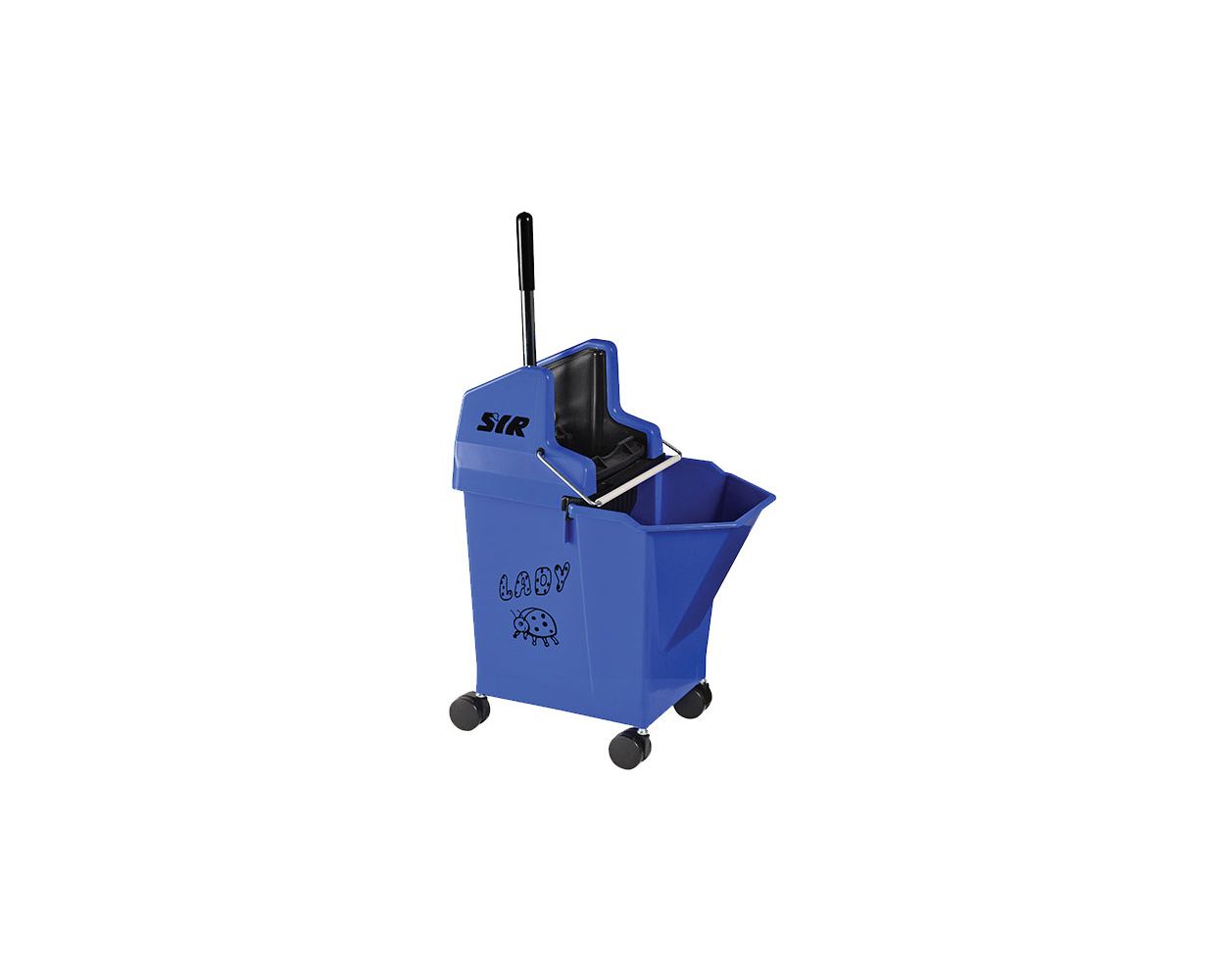 LADY BUCKET WITH 2" CASTORS BLUE - SYR 980358
