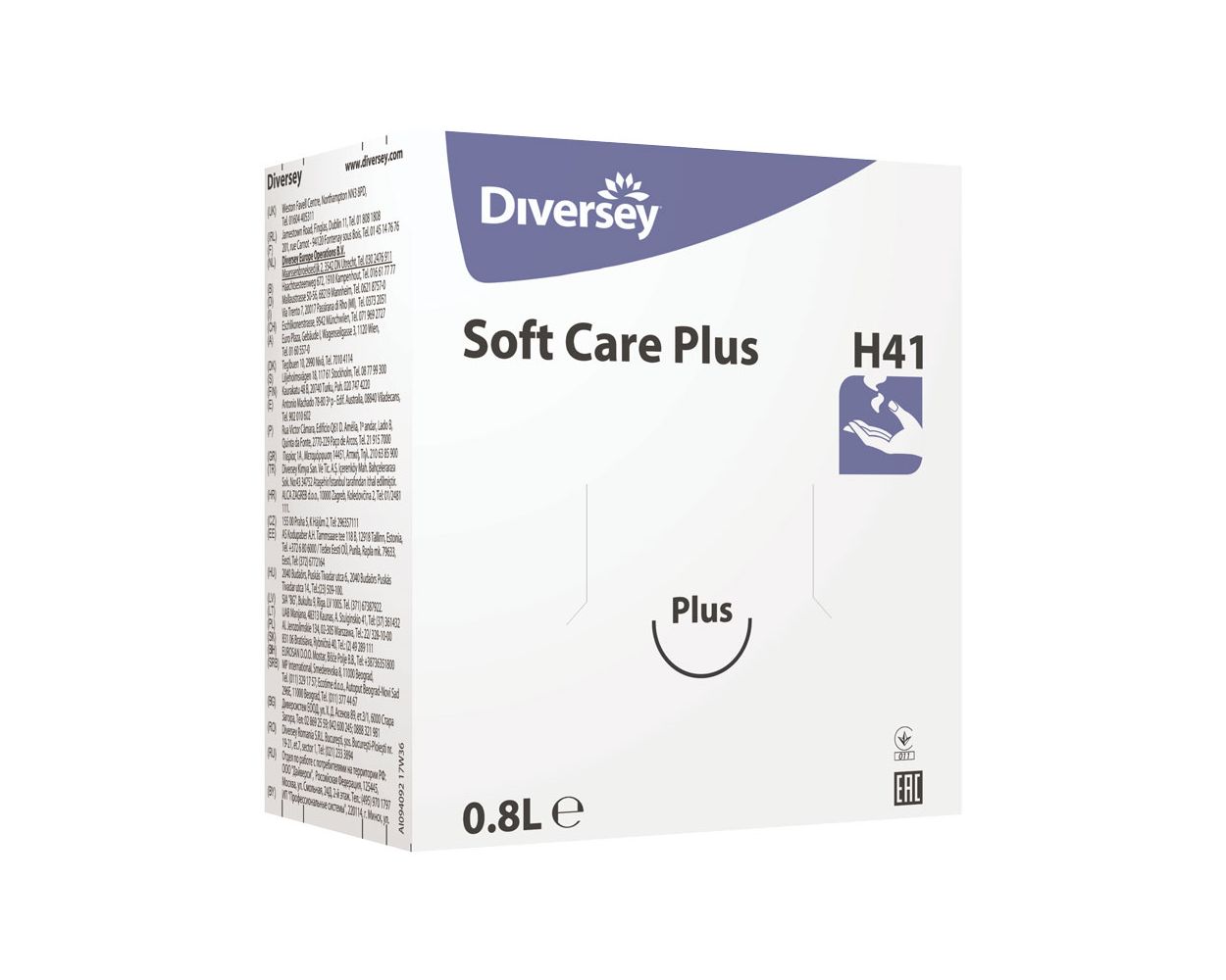 SOFT CARE PLUS LIQUID SOAP H41 6x800ml