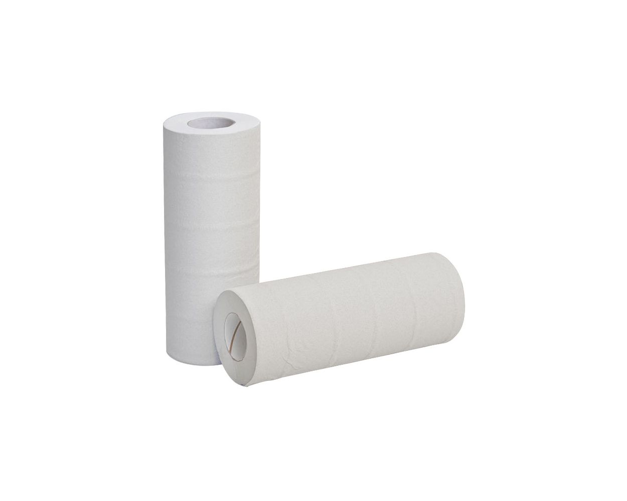 10" WHITE HYGIENE ROLLS 2PLY CASE/24