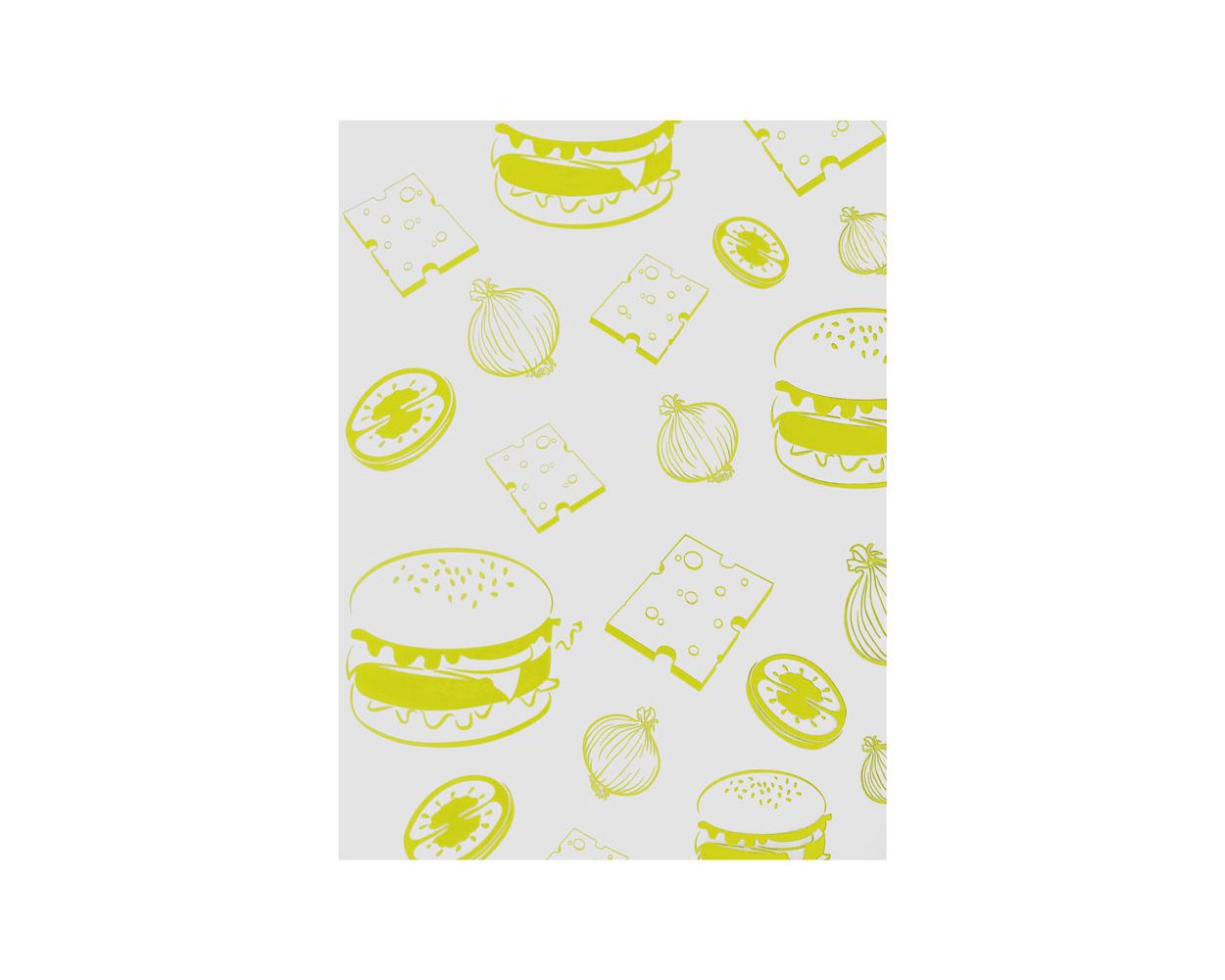 YELLOW BURGER WRAPS 1000 PER PACK