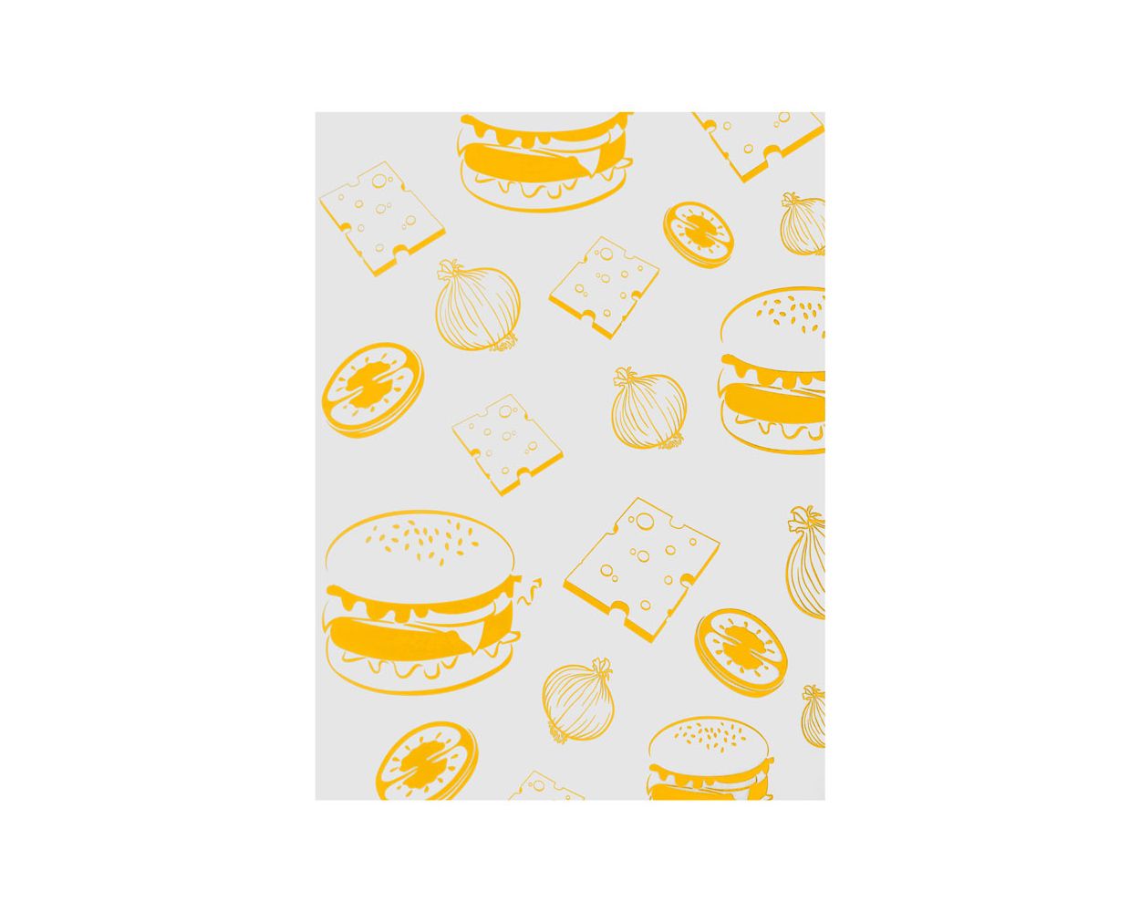 ORANGE BURGER WRAPS 1000 PER PACK