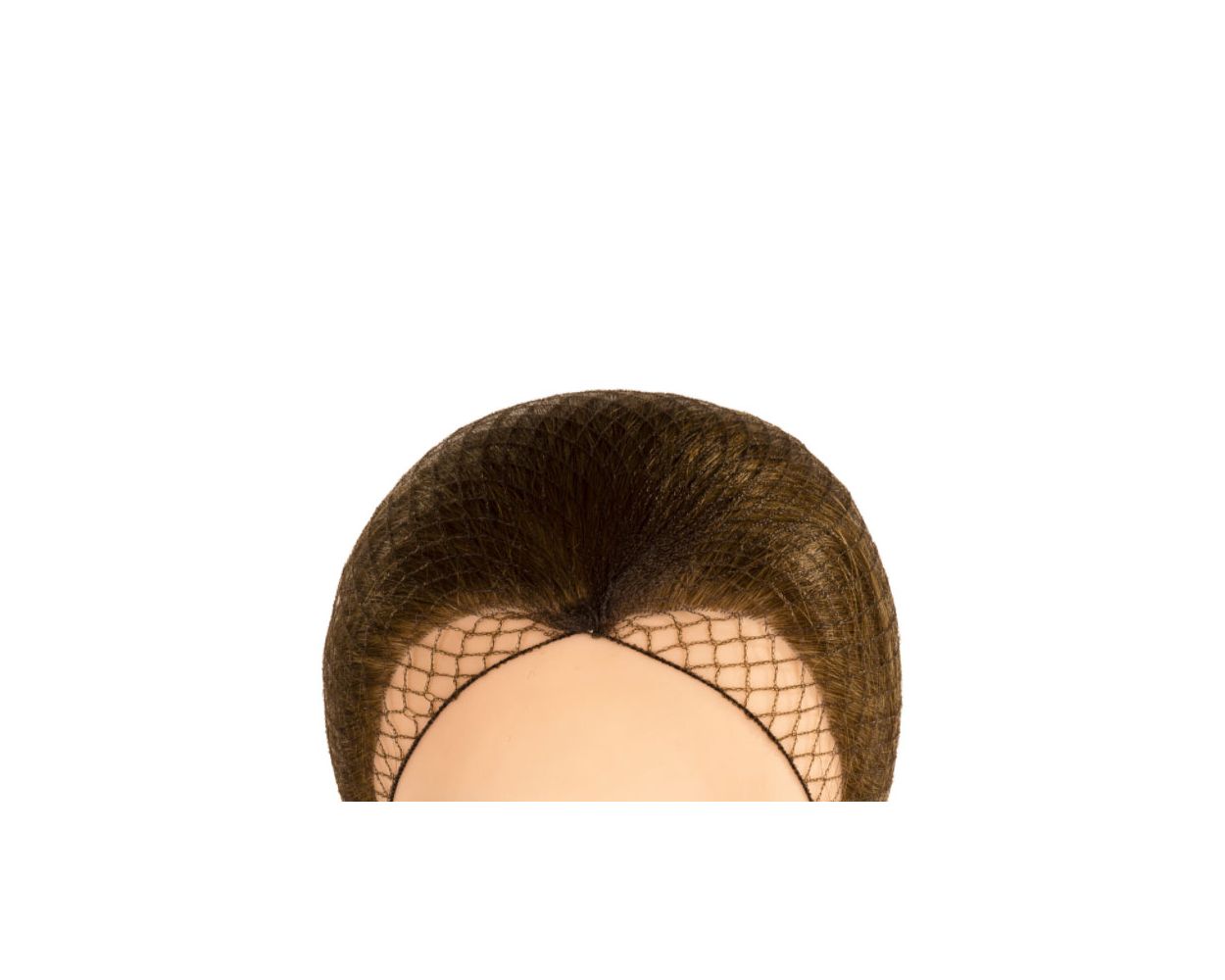 DISPOSABLE BROWN HAIR NETS 100 PER PACK