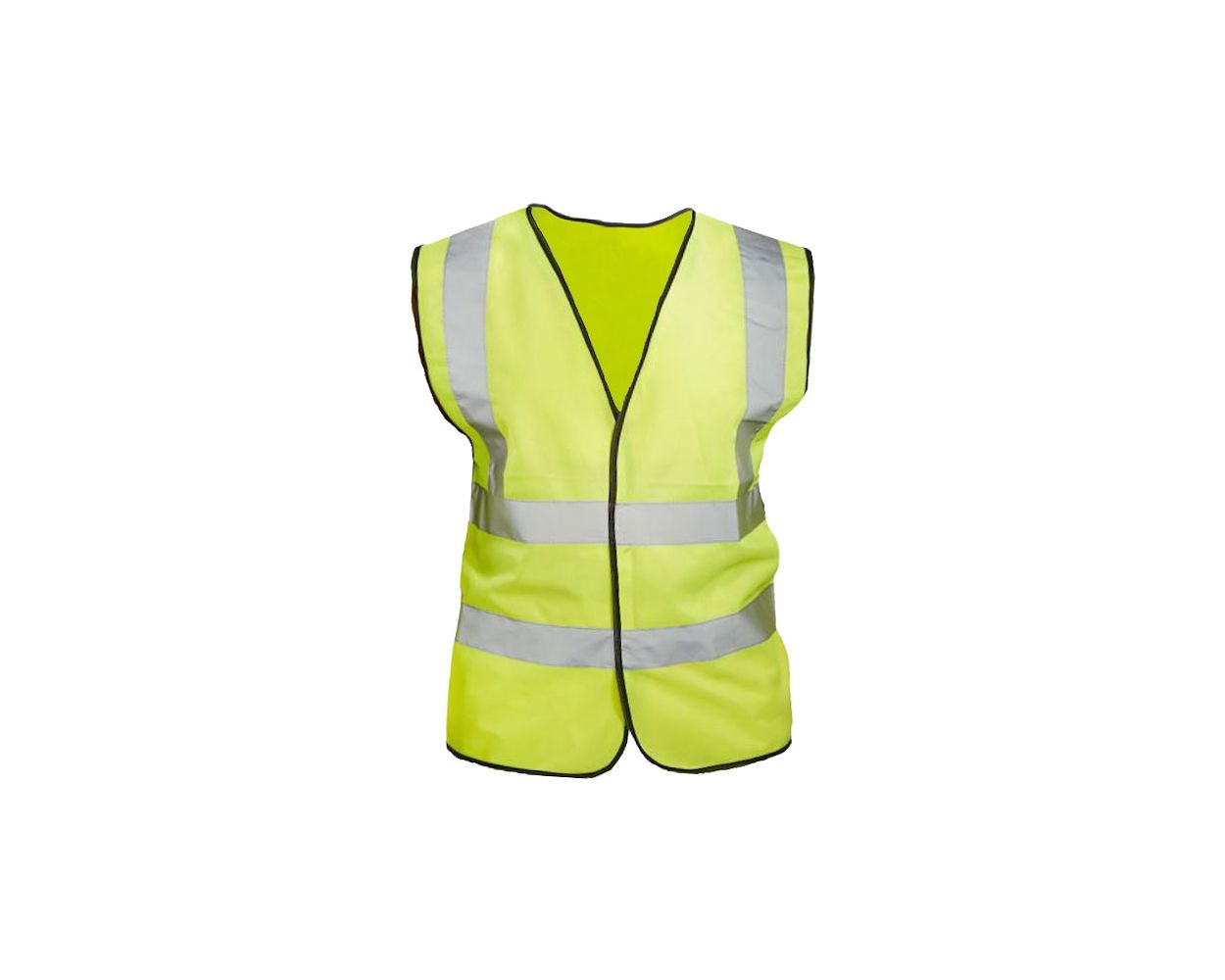 HIGH VISIBILITY POLYESTER D/B W/COAT YELLOW MEDIUM EN471/2