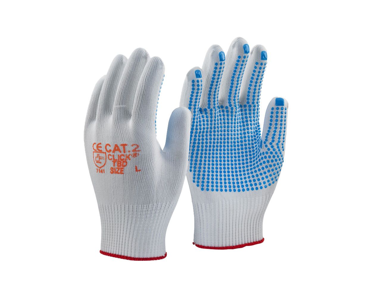 TRONIX BLUE DOT WORK GLOVE MEDIUM