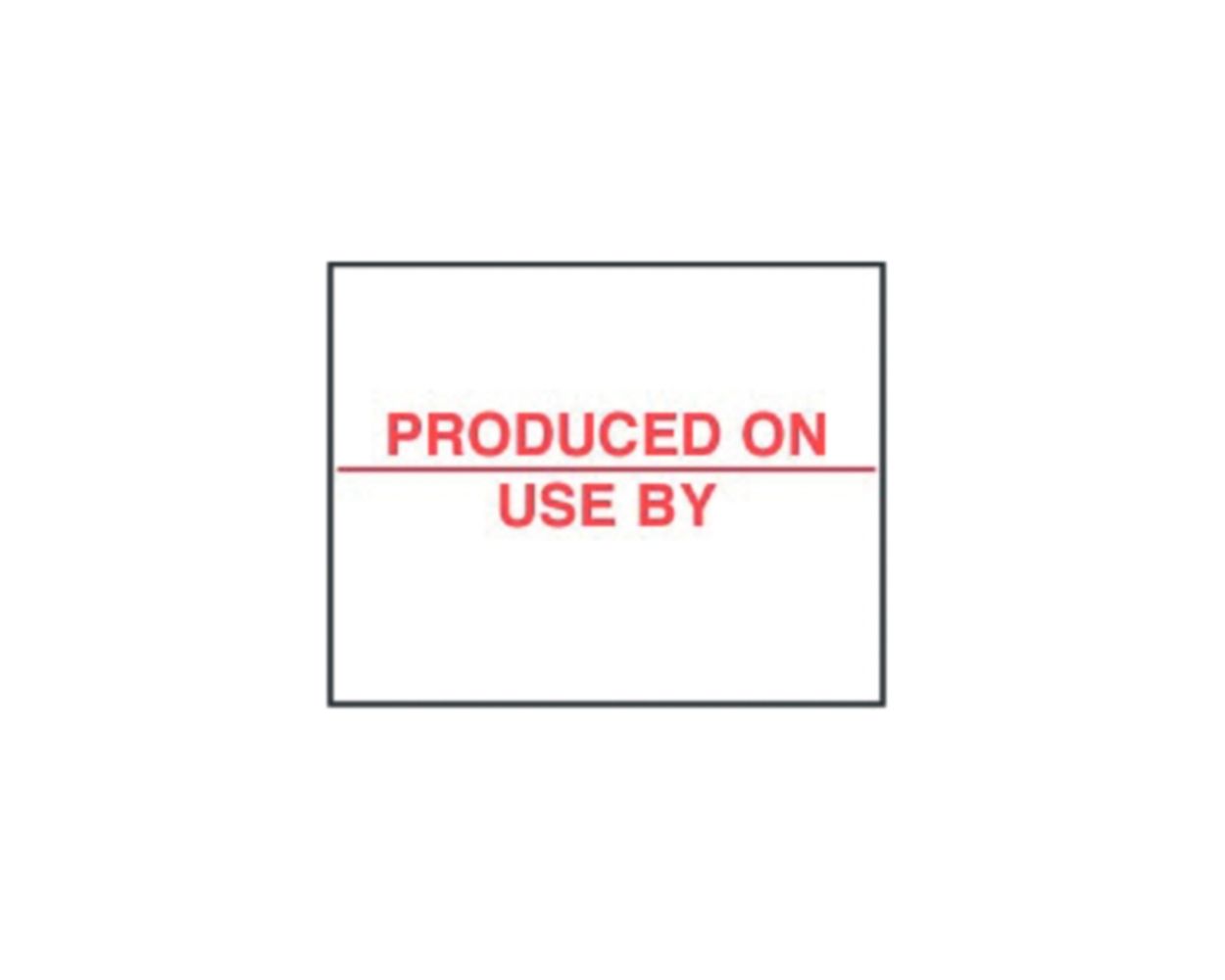 FOOD SAFETY LABELS 14000/PACK 20x16MM