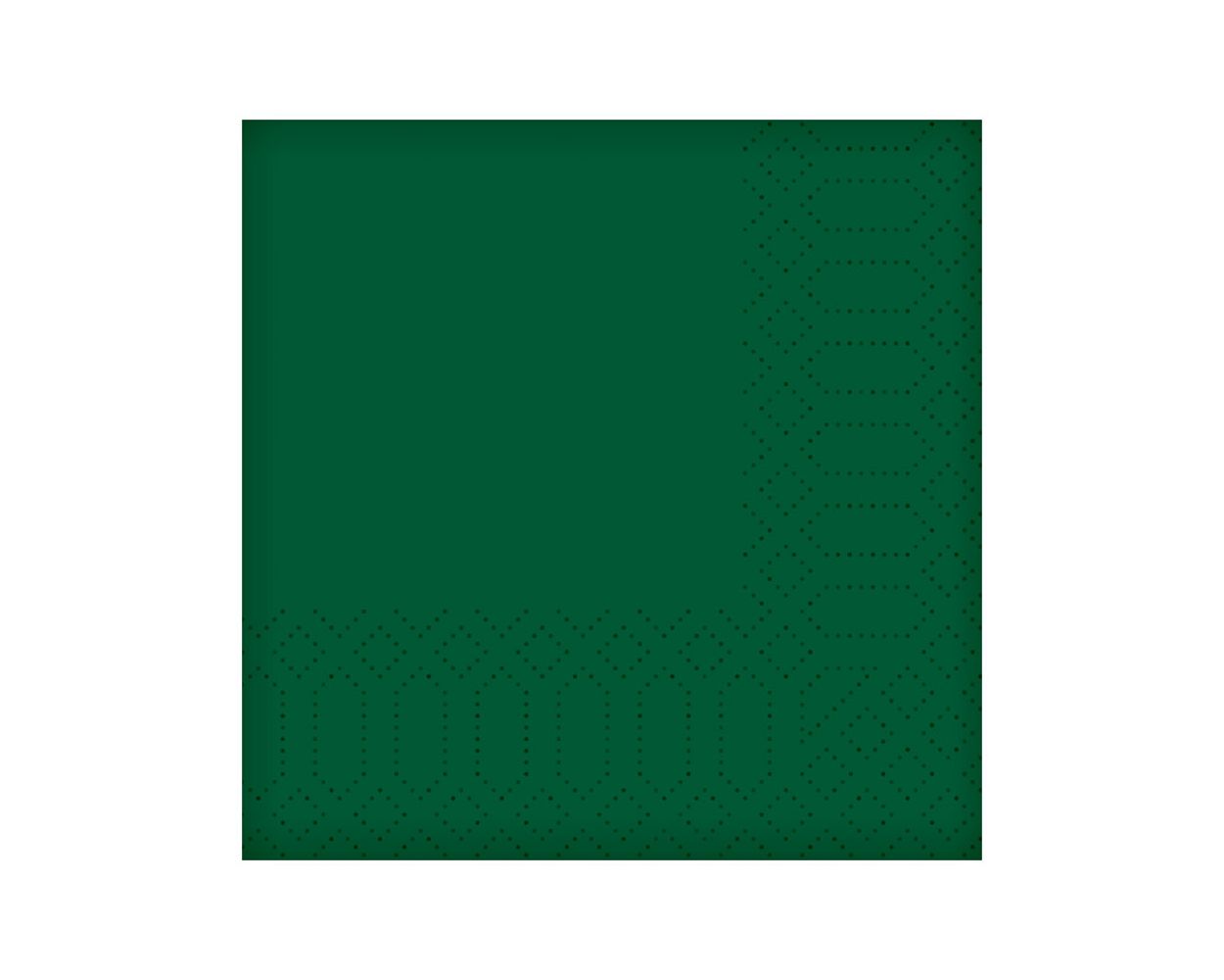 16"/40CM 2PLY TISSUE DARKGREEN NAPKIN 2000 P/CASE