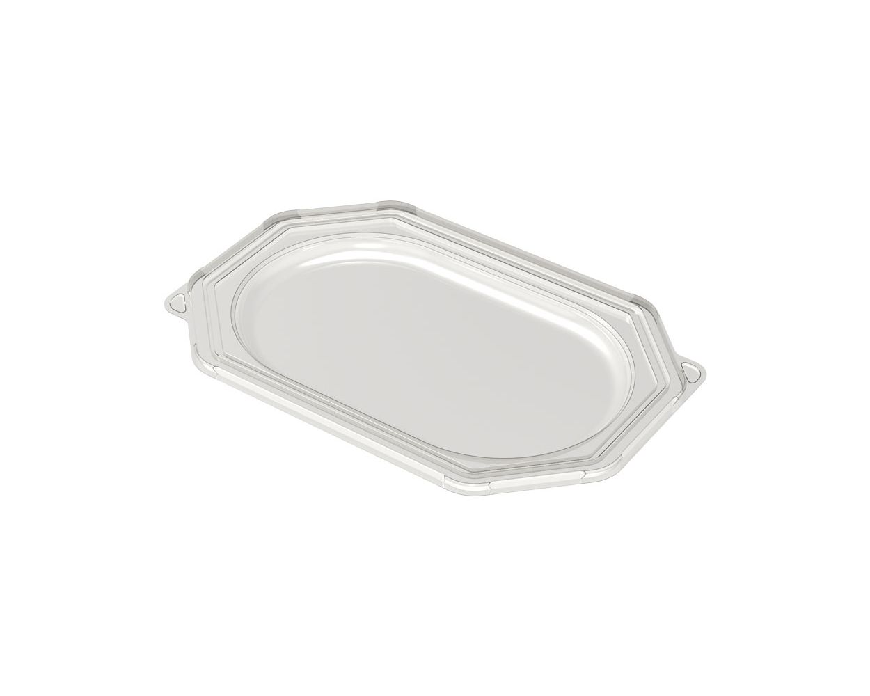 SMALL CLEAR PLATTER BASE PACK SIZE 100/CASE