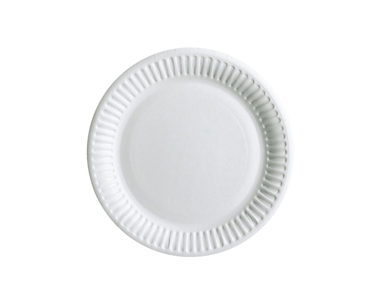 7INCH PAPER PLATE DESSERT 18CM 1000 PER CASE